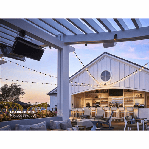 Outdoor pole Hanged Bromic Platinum Smart-heat gas 500 Series LPG