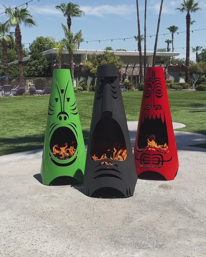 Modfire SHAG series TikiFire - 48" Vibrant Colors Outdoor Firepits