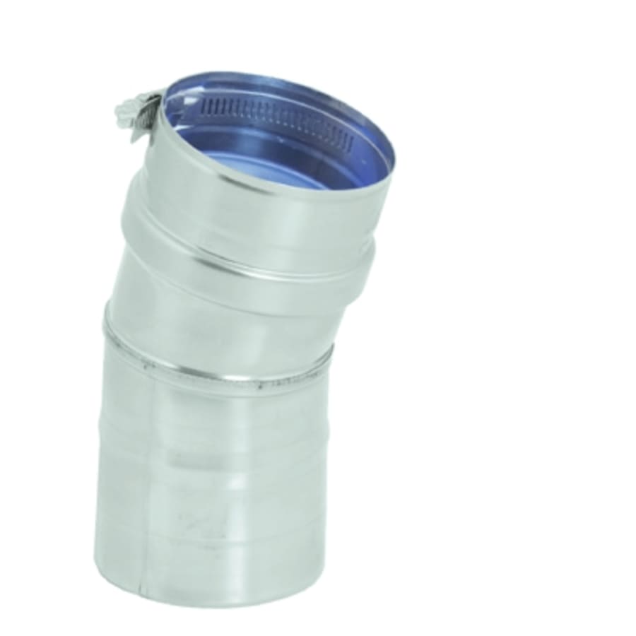 Duravent FasNSeal Stainless Elbow Gas Vent Pipe - Single Wall