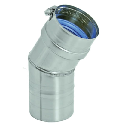 Duravent FasNSeal Stainless Elbow Gas Vent Pipe - Single Wall