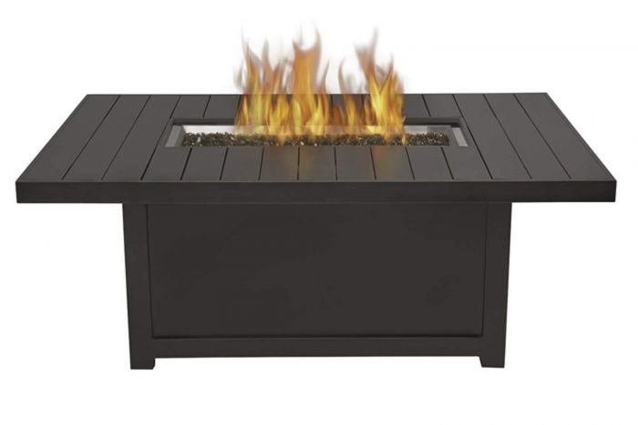 Napoleon STTR1-BZ St. Tropez Patio Flame Fire Table, Rectangular