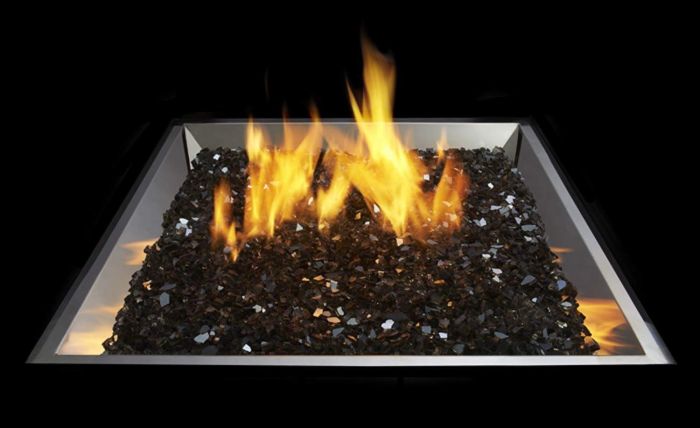 Napoleon STTR2-BZ St. Tropez Patio Flame Fire Table, Square