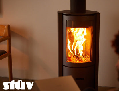 Stûv 30 Compact H Accumulation- 360° Rotating 6KW Wood Burning Stove