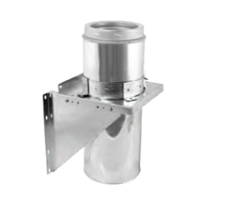 DuraVent DuraTech 7" Diameter 7DT-ST Galvalume Standard Tee w/Cap