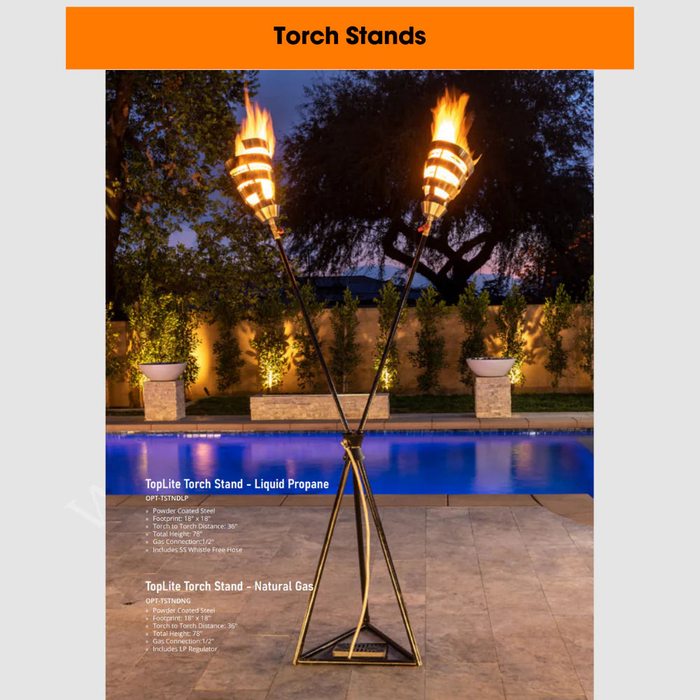 opLite Torch Stand for Fire Torches