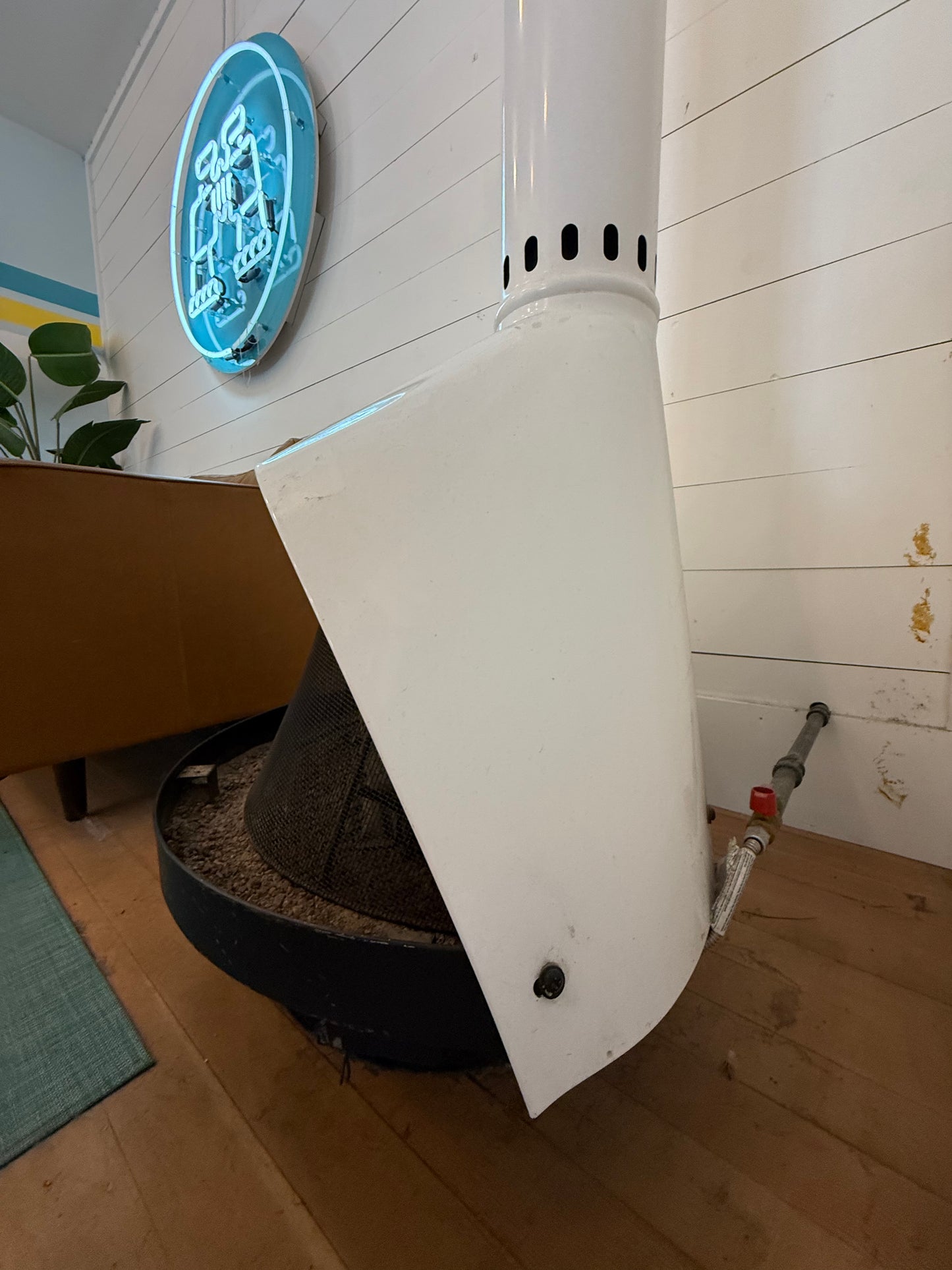 Zircon Wood burning Zircon 34" IN STOCK Mid century Modern Fireplace MCM fireplace available now while supplies last