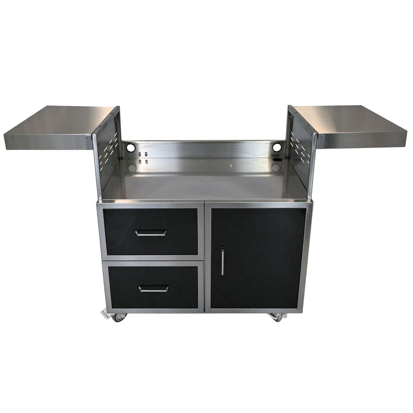 Wildfire Ranch PRO 30-Inch Black Stainless Steel Grill Cart