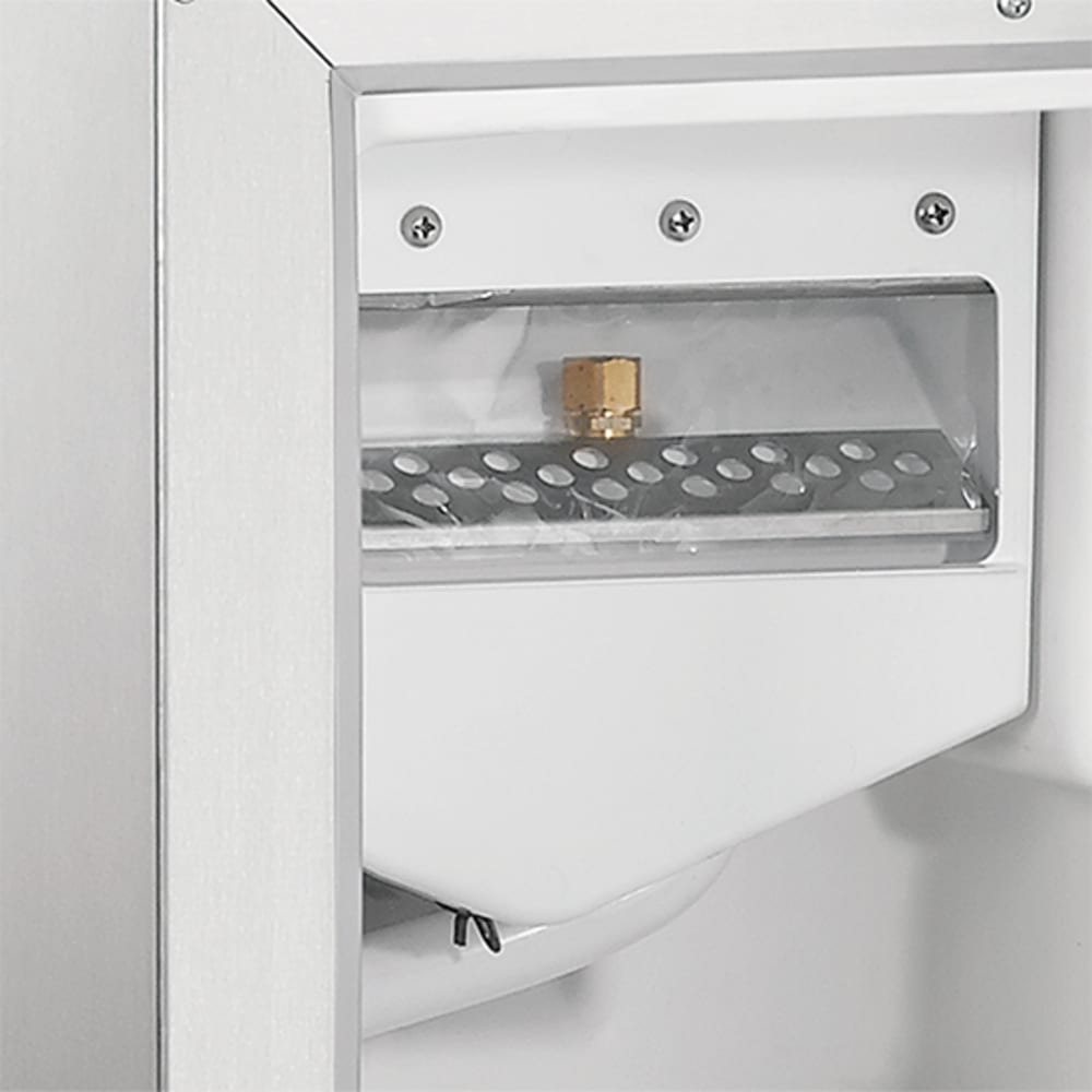 Undercounter Ice Machine, Top Hat Ice Machine, 15"W Ice Machine, Ice Machine, Air Cooled, Pump Drain, Gravity Drain