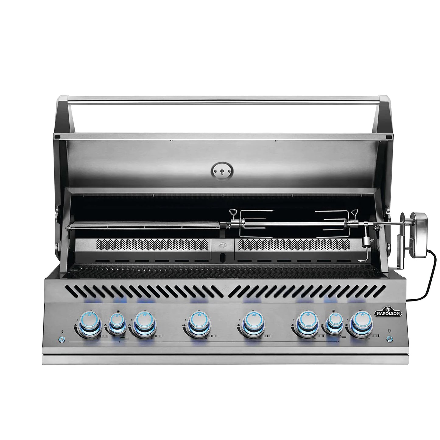 Napoleon Built-In 700 Series 44-Inch Propane Gas Grill w/ Infrared Rear Burner & Rotisserie Kit BIG44RBPSS