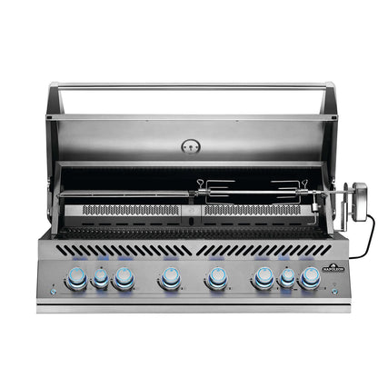 Napoleon Built-In 700 Series 44-Inch Propane Gas Grill w/ Infrared Rear Burner & Rotisserie Kit BIG44RBPSS