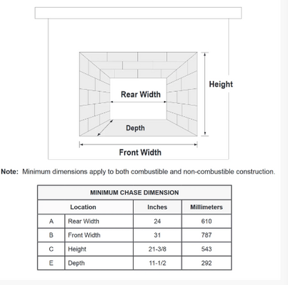 SimpliFire® 30" Electric Fireplace Insert     SF-INS30