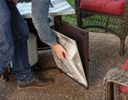 The Duval LP Gas Fire Table by Endless Summer®