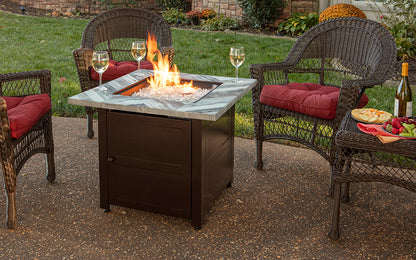 The Duval LP Gas Fire Table by Endless Summer