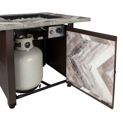 The Duval LP Gas Fire Table by Endless Summer®
