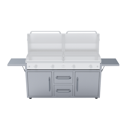 FREESTANDING CART,RANCH HAND GRIDDLES ,LE GRIDDLE,Le Griddle Cart, ELECTRIC , 4 BURNER GAS