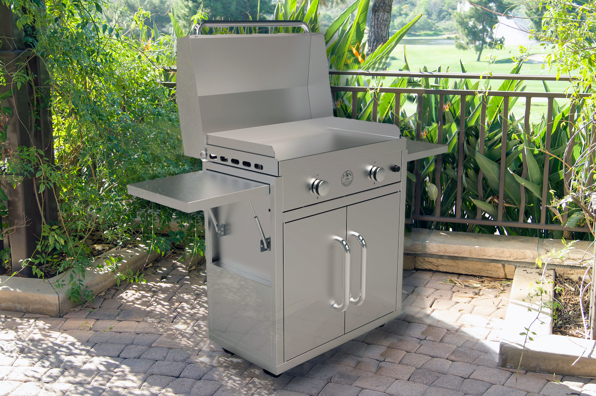 FREESTANDING CART,RANCH HAND GRIDDLES ,LE GRIDDLE,Le Griddle Cart