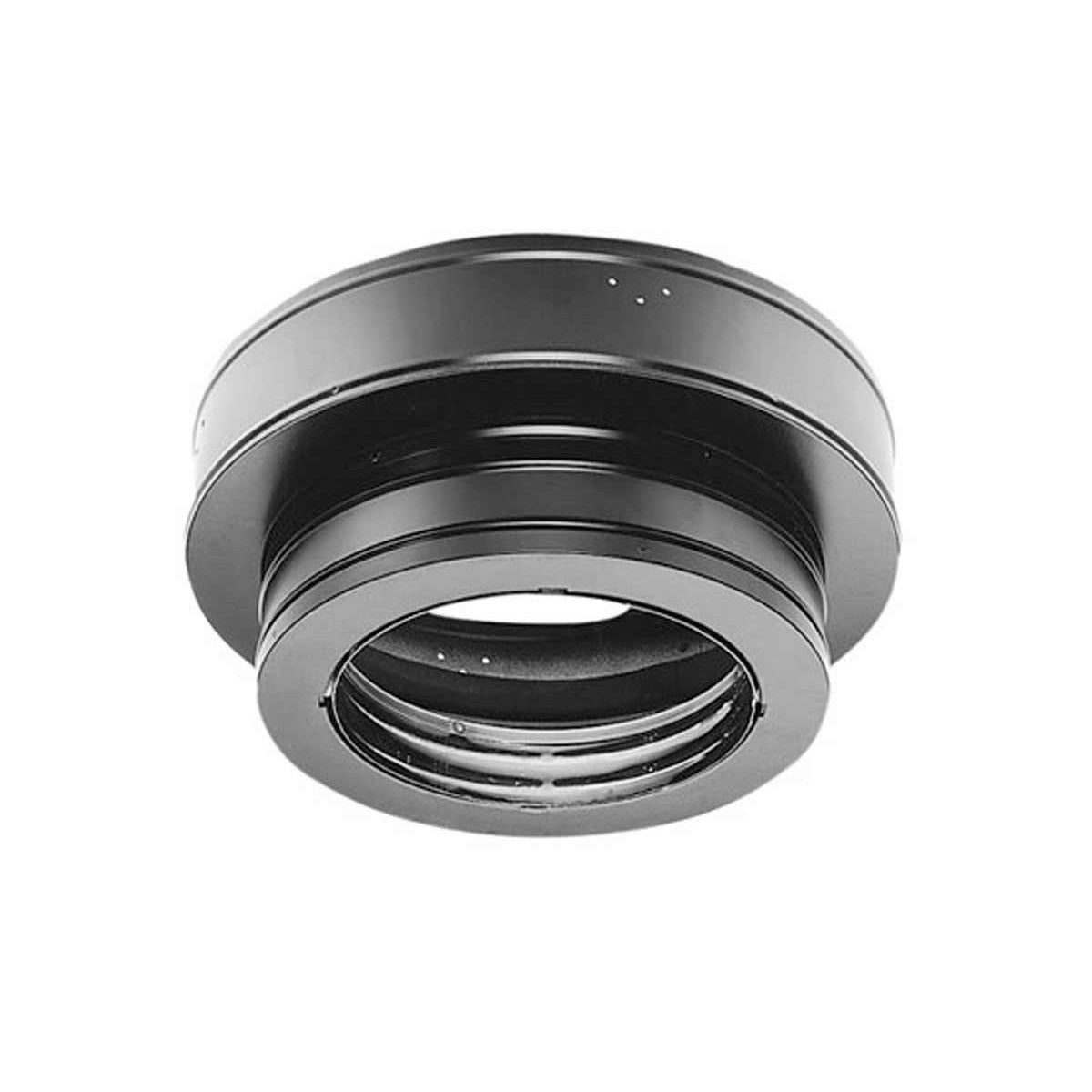 DuraVent 6" Inner Diameter - DuraTech Class A Chimney Pipe - Double Wall - 12" Round Ceiling Support