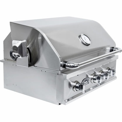 Sole Gourmet, Tr Series, Built-in 3-burner, Grill, Smokey Mountain, LED Controls