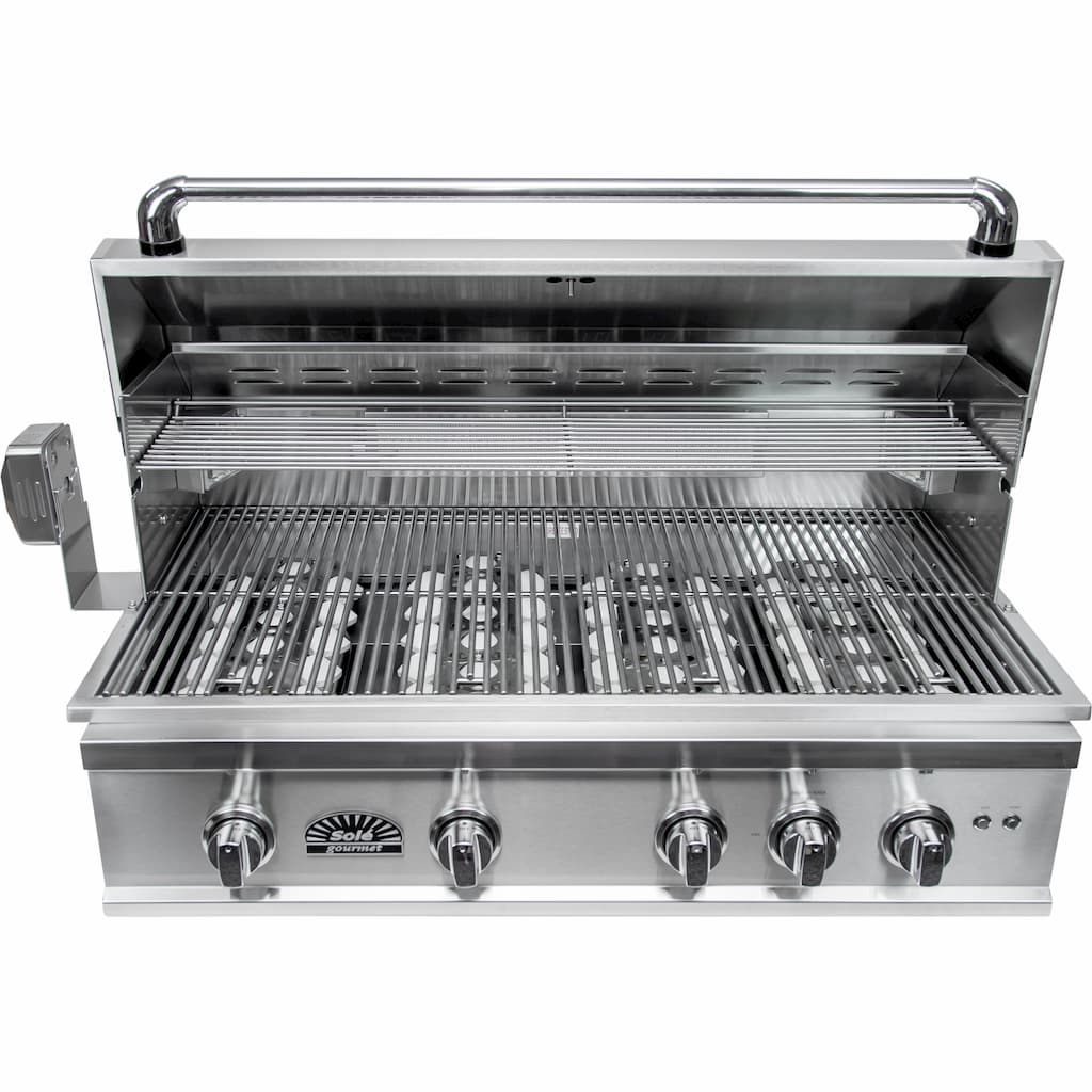 Sole Gourmet, Tr Series, Built-in 5-burner, Grill, Smokey Mountain, Led Controls, Luxury Series