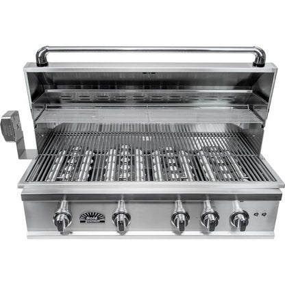 Sole Gourmet, Tr Series, Built-in 5-burner, Grill, Smokey Mountain, Led Controls, Luxury Series