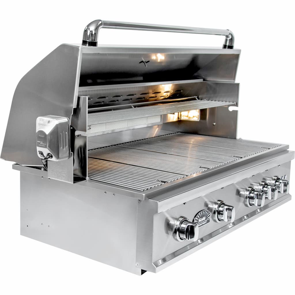 Sole Gourmet, Tr Series, Built-in 5-burner, Grill, Smokey Mountain, Led Controls, Luxury Series