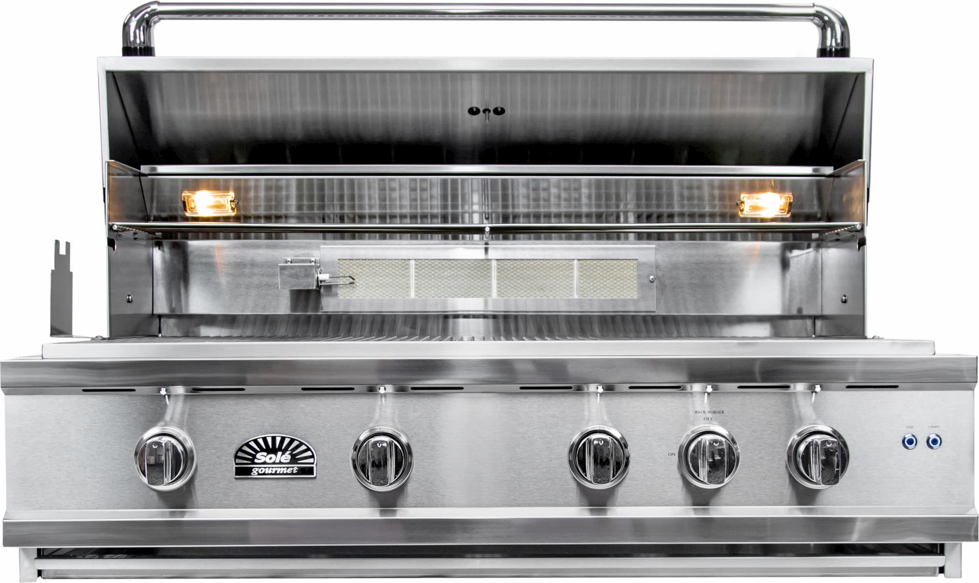 Sole Gourmet, Tr Series, Built-in 5-burner, Grill, Smokey Mountain, Led Controls, Luxury Series