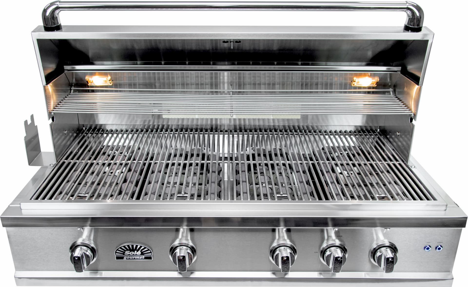 Sole Gourmet, Tr Series, Built-in 5-burner, Grill, Smokey Mountain, Led Controls, Luxury Series