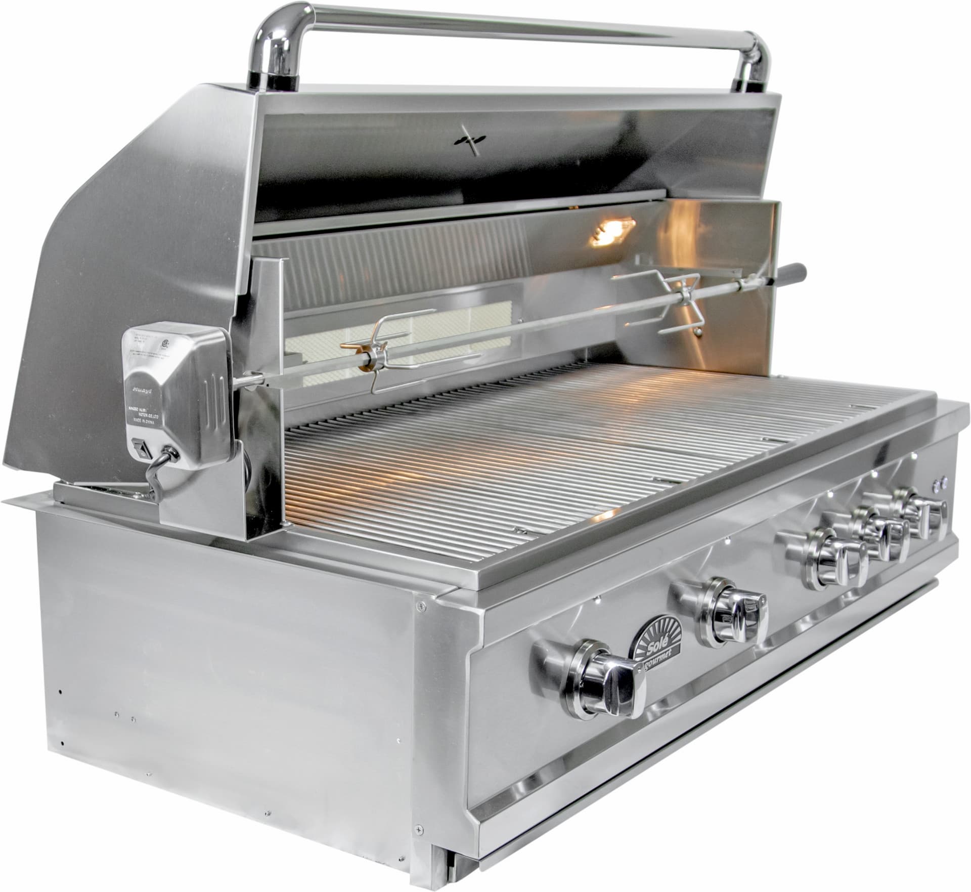 Sole Gourmet, Tr Series, Built-in 5-burner, Grill, Smokey Mountain, Led Controls, Luxury Series