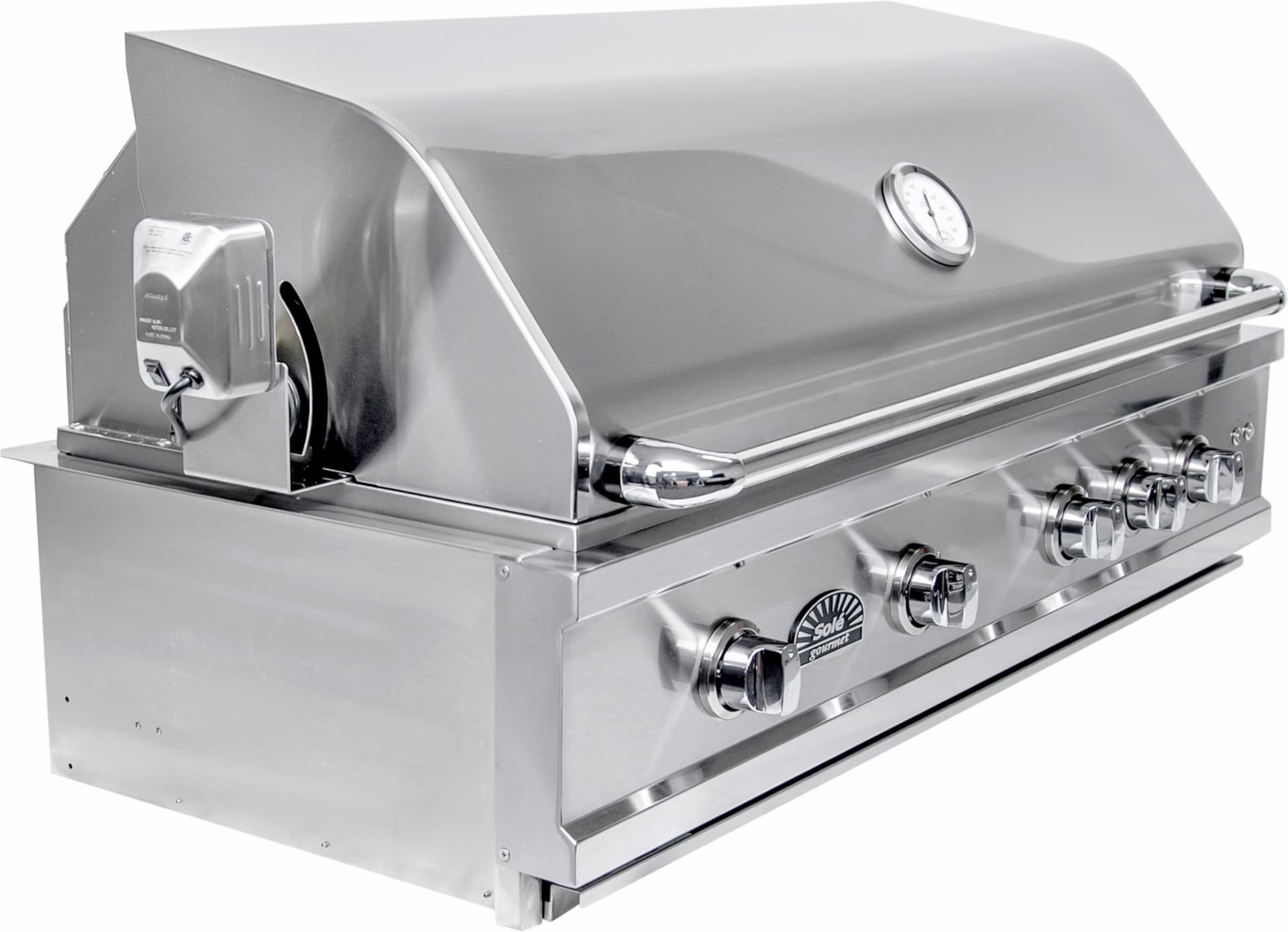 Sole Gourmet, Tr Series, Built-in 5-burner, Grill, Smokey Mountain, Led Controls, Luxury Series