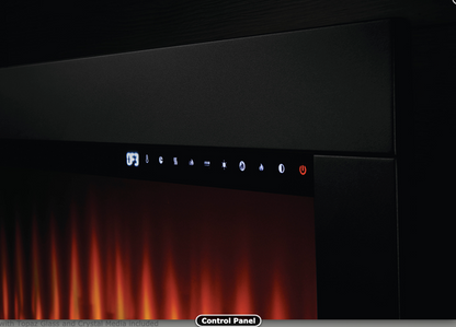 Napoleon® NEFBD50HE CLEARion 50-Inch Built-In See-Through Electric Fireplace with Logs, Crystal Media & Remote