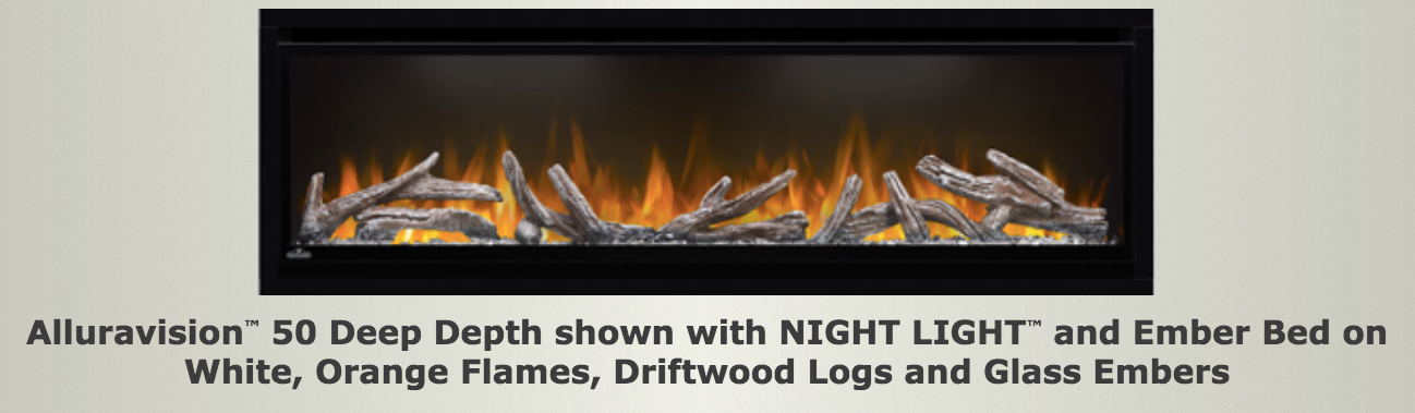 Napoleon® Alluravision™  Slimline Electric Fireplace
