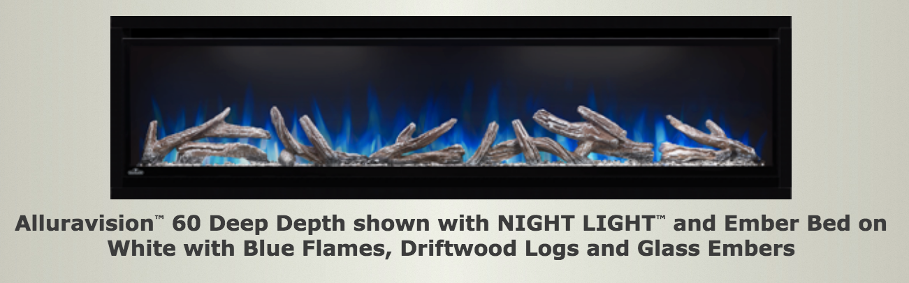 Napoleon® Alluravision™  Slimline Electric Fireplace