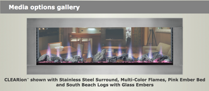 Napoleon® CLEARion™ Elite Built In See Thru Electric Fireplace