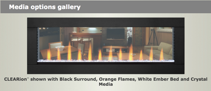 Napoleon® CLEARion™ Elite Built In See Thru Electric Fireplace