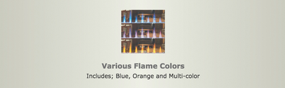 Napoleon® NEFBD50HE CLEARion 50-Inch Built-In See-Through Electric Fireplace with Logs, Crystal Media & Remote