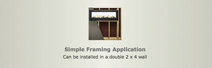 Napoleon® CLEARion™ Elite Built In See Thru Electric Fireplace