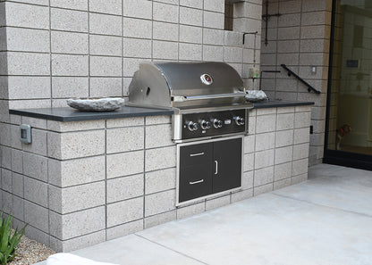 Wildfire Ranch Pro, Gas Grill, 304 Stainless Steel, Grill Gas, Burner, Griddle, Power Burner, Side Burner, Warming Drawers, Doors, Drawers