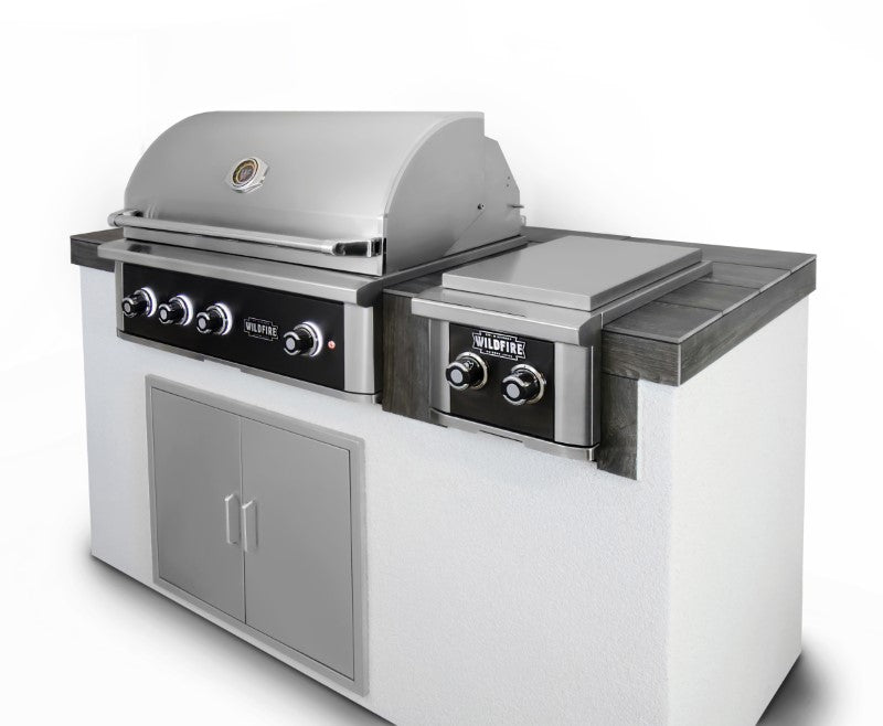 Wildfire Ranch Pro, Gas Grill, 304 Stainless Steel, Grill Gas, Burner, Griddle, Power Burner