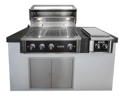 Wildfire Ranch Pro, Gas Grill, 304 Stainless Steel, Grill Gas, Burner, Griddle, Power Burner, Side Burner