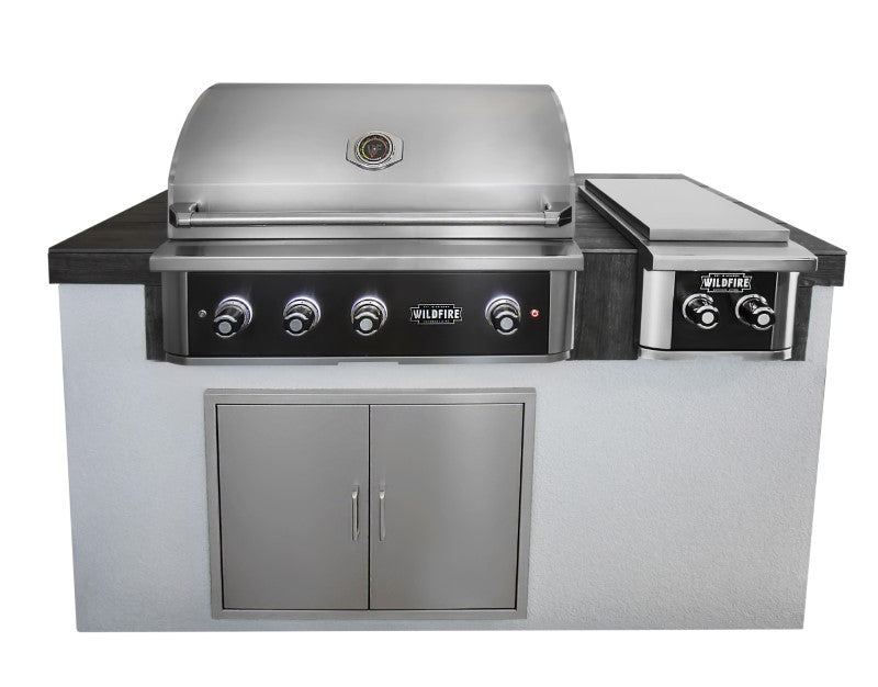 Wildfire Ranch Pro, Gas Grill, 304 Stainless Steel, Grill Gas, Burner, Griddle, Power Burner