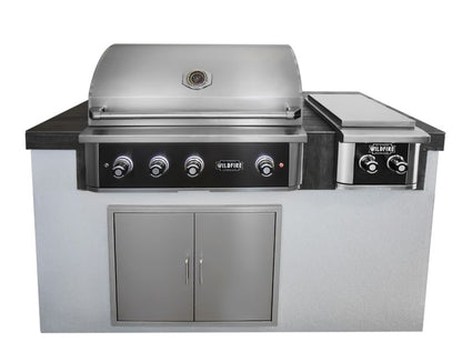 Wildfire Ranch Pro, Gas Grill, 304 Stainless Steel, Grill Gas, Burner, Griddle, Power Burner, Side Burner