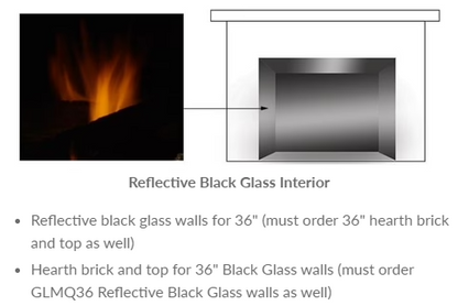 Majestic MARQ36IN-B Marquis II 36-Inch Direct Vent Gas Fireplace 44,000 BTU's