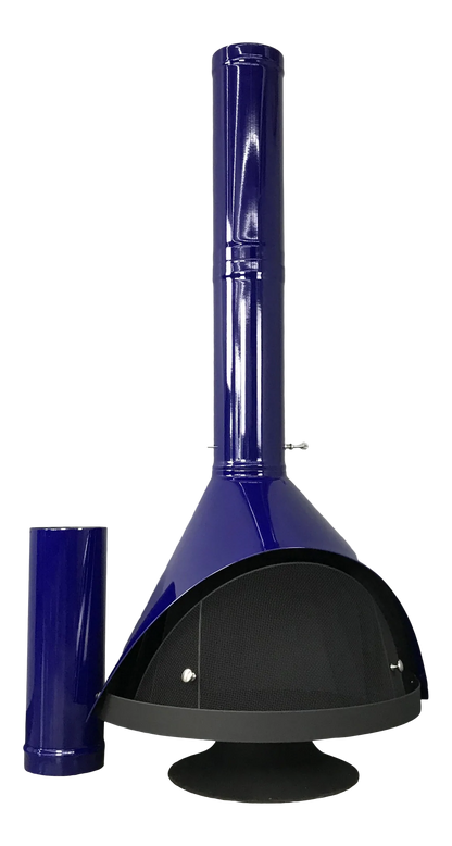 Blue Porcelain Mid Century  Modern Fireplace. THE ICONIC MIDCENTURY MODERN MALM IN THE BRIGHTEST COLORS YOU CAN IMAGINE CUSTOM MADE FOR YOU Any color you  desire from tiger powder coats. 