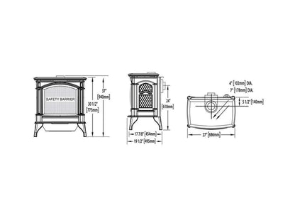 Napoleon KNIGHTSBRIDGE™ Gas Stove 35,000 BTU's