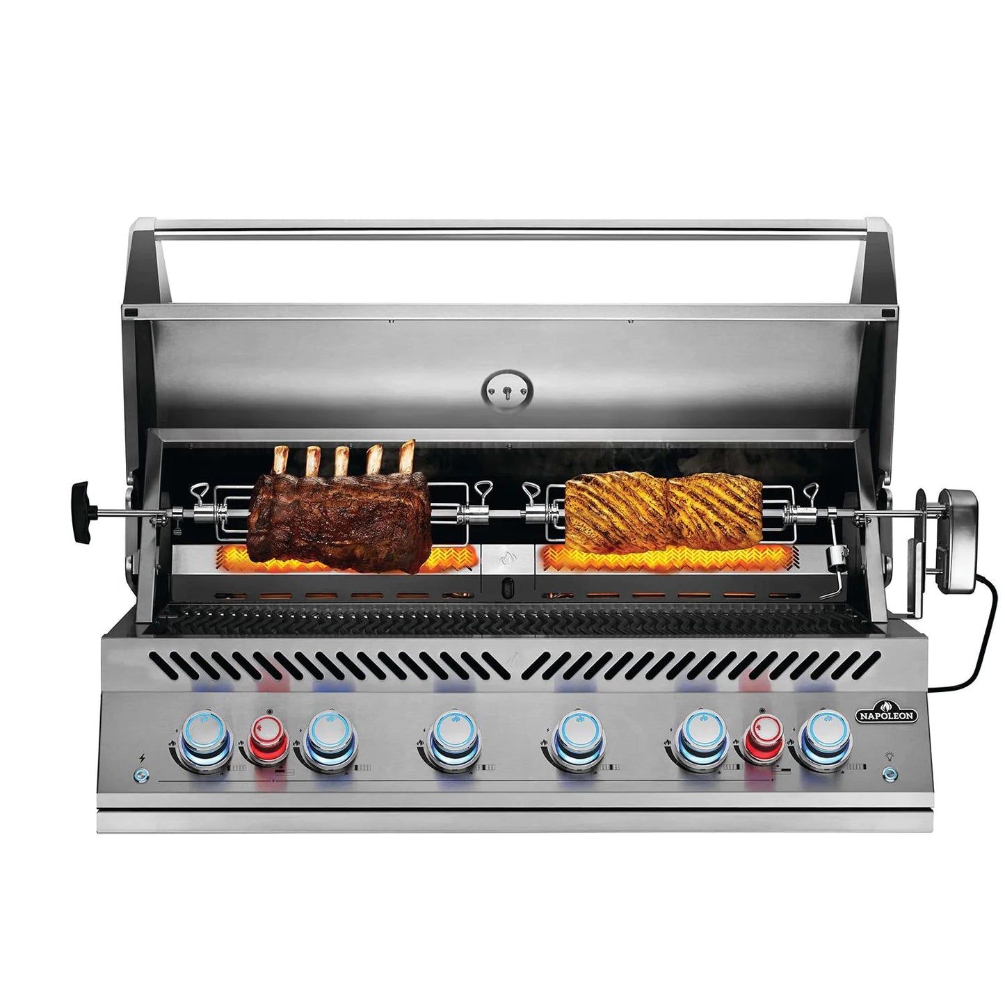 Napoleon Built-In 700 Series 32-Inch Natural Gas Grill w/ Infrared Rear Burner & Rotisserie Kit