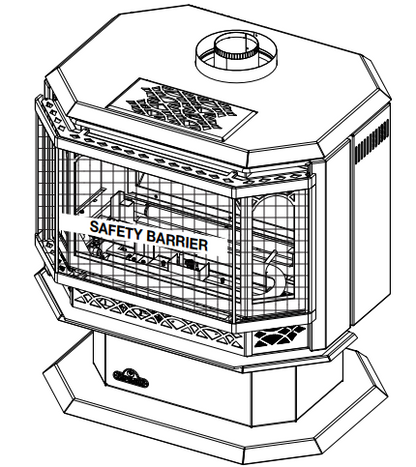 Napoleon Havelock Direct Vent Gas Stove 44,000 BTU's