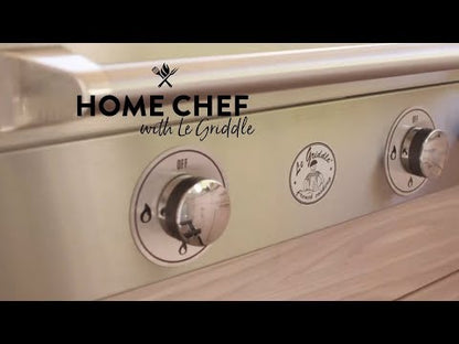 Le Griddle GFE40 16" Stainless Steel Teppanyaki Griddle -1 Burner Gas