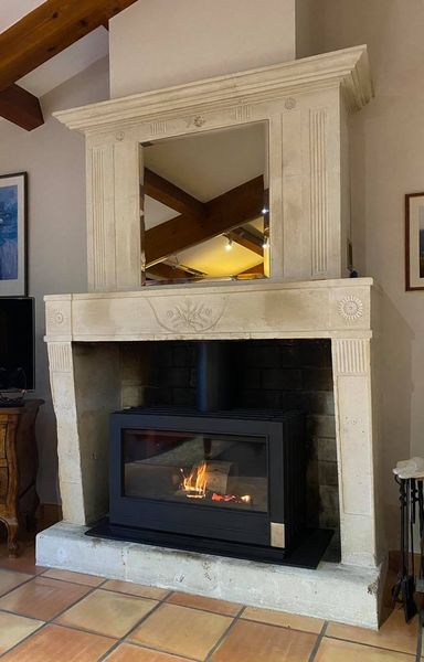 Invicta Preston Single sided Glass Wood burning stove