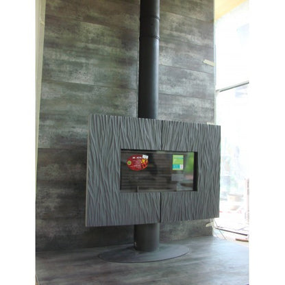 Brand New wood Burning Mid Centruy Modern Clean Burning Wood Stove