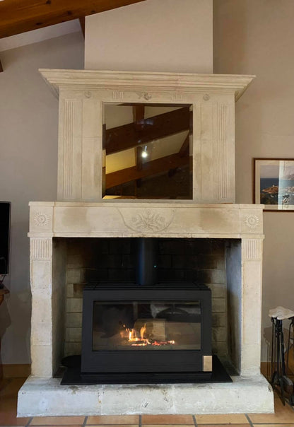 Invicta Preston Single sided Glass Wood burning stove